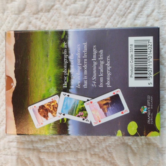 Shamrock Gift Co. Playing Cards With 54 Images of Ireland plastic Coated - Picture 2 of 5
